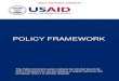 Policy Framework - Draft for Public Comment › sites › default › files › documents › 1870 › ... · 2018-12-14 · USAID POLICY FRAMEWORK DRAFT FOR PUBLIC COMMENT PRE-DECISIONAL