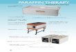 PARAFFIN THERAPY - Rehabmart.com1.pdf · 2016-07-12 · Whitehall paratherapy dickson™ paraffin PARAFFIN THERAPY Durable stainless steel construction Operating indicator light High-end
