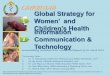 1 Women’ and Children’s Health Information Communication & … · Global Strategy for Women’ and Children’s Health Information Communication & Technology CAMBODIA 1 Accountability
