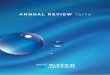 ANNUAL REVIEW 15/16 - Water Directorate · ANNUAL REVIEW 15/16. PROVIDING REGIONAL WATER AUTHORITIES WITH INDEPENDENT, EXPERT ADVICE, TECHNICAL SUPPORT, SHARED INDUSTRY KNOWLEDGE,