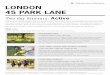 LONDON 45 PARK LANE - Dorchester Collection€¦ · Hyde Park Stables is one of central London’s leading riding schools. It offers lessons for riders of all experience levels, taking