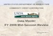 Data Master FY 2009 Mid-Session Review...UNITED STATES DEPARTMENT OF AGRICULTURE COMMODITY CREDIT CORPORATION Data Master FY 2009 Mid-Session Review PRESENTATION NO. 2009 – 02 July