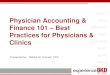 acumen insight Physician Accounting & Finance 101 Best ...stxhfma.org/.../05/Social-Event-HFMA-presentation.pdf · acumen insight ideas attention reach expertise depth agility talent