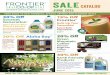 SALE Catalog - Frontier Co-opdaddy.frontiercoop.com/documents/FrontierMonthlySale... · 2015-05-21 · 66 Follow Us! Order by phone1-800-669-3275 M-F 7am-6pm CST fax 1-800-717-4372