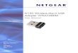 N150 Wireless Micro USB Adapter WNA1000M ... Chapter 1: Getting Started | 11 N150 Wireless Micro USB
