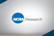 PowerPoint Presentation › research › ... · men’s and women’s sports. • In Division I, baseball and men’s basketball have the most two-year college transfers. The sports