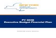 2015-16 NYS Executive Budget Financial Plan · (The submission can be as late as February 1 in years following a gubernatorial election.) The Budget consists of bills that: (a) set