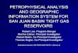 PETROPHYSICAL ANALYSIS AND GEOGRAPHIC INFORMATION …gotech.nmt.edu/sanjuan/presentations/overview.pdf · Data Cleaning Data is first collected into temporary databases for cleaning