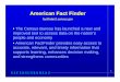 American Fact Finder - Welcome to NCTCOG.org...American Fact Finder factfinder2.census.gov • The Census Bureau has launched a new and improved tool to access data on the nation’s