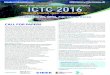 The 7 International Conference on ICT Convergence ICTC 2016 · 2016-05-10 · ICTC 2016 invites the submission of original research work that is neither published nor currently under