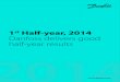 1st Half-year, 2014 Danfoss delivers good half-year resultsfiles.danfoss.com/download/CorporateCommunication/... · Danfoss A/S – Regnskabsmeddelelse 2012, 29. august 2013 – DRAFT