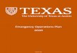 Emergency Operations Plan - University of Texas at …...Added chart showing plan annexes, page 1; Added plan scope, page 2; Added section describing the university, page 3; Added