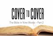 Cover-to-Cover: Part 2 · 2 southern tribes mostly bad kings . The New Covenant REPLACES the Old (Mosaic) Covenant . EZEKIEL 36:23-30 “I will vindicate the holiness of My great