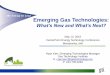Emerging Gas Technologies - CenterPoint Energy · reducing heat generation and gas use. •Savings Potential – Nicor Gas ETP project showing 280-330 therm savings per dryer @ $525