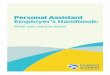 Personal Assistant Employer’s Handbook - SSSC Leadership assistant employer… · Personal Assistant Employer’s Handbook: How a support organisation assisted Paul to recruit 4