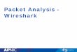 Packet Analysis - Wireshark › ... › 9.basic_packet_analysis_wireshark_.pdfPacket Analysis - Wireshark. Why do we need to capture/analyse packets & how is it relevant to security?