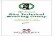 38th Annual Rice Technical Working Group Program · 38th Annual Rice Technical Working Group February 24-27, 2020 Orange Beach, Alabama DRAFT
