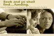 Seek and ye shall find….funding. · 2014-01-08 · Seek and ye shall find….funding. How to maximize your chances for obtaining grant funding. Andrea Mitchel, Vice-President, AM