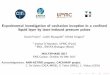 Experimental investigation of cavitation inception in a ...intranet.ens-paris-saclay.fr/colloque-cmla... · Experimental investigation of cavitation inception in a con ned liquid