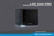 LSP 500 PRO - Sennheiser · With our audio experience of more than 60 years we have designed this LSP 500 PRO as a portable professional sound system for annual meetings, press conferences,