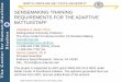 SENSEMAKING TRAINING REQUIREMENTS FOR THE ADAPTIVE … · 2007 iccrts, new port, ri, june 19-21, 2007 north carolina a&t state university sensemaking training requirements for the