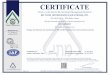 CERTIFICATE · 2019-03-28 · CERTIFICATE This is to certify that theEnvironmental Management Systemof RIT TECH (INTELLIGENCE SOLUTIONS) LTD. 20, Atir Yeda St.,Kfar Saba,Israel Has