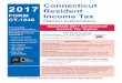 Connecticut 2017 Resident FORM Income Tax CT …...to services performed within Connecticut must be included as an addition modification on your Form CT-1040, Schedule 1, Line 37