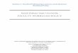 South Dakota State University FACULTY WORKLOAD POLICY · 2017-10-04 · 10.3 of the BOR/COHE Agreement). C. Librarian Ranks Faculty unit members with librarian ranks will not be required
