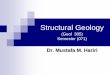 Structural Geology (Geol 305) Semester (071)1)Introduction.pdfStructural Geology and Tectonics Structural Geology: Involve studying outcrop and microscopic size local structures such