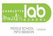 INFO SESSION - Charlotte Lab School › uploads › 1 › 0 › 8 › 9 › ... · Student-led conferences to promote self-advocacy and growth mindset development. COMMUNITY ... Passion
