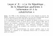 Leçon n° 8 La Ve république - e-monsiteespacehgfauthoux.e-monsite.com/medias/files/lecon-n-8-la... · 2017-05-23 · cohabitation » Intro: En 1958, la ... Par ce discours, de