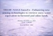 TH13F: NASA SnowEx - Enhancing new sensing technologies to ... Hall slides_revA.pdf · Jessica Lundquist 1:05-1:15 1:15-1:20 2017 winter campaign information ASO - SnowEX Amy Misakonis