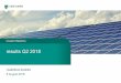 20180808 IR Q2 -IR roadshow booklet - ABN AMRO Bank...1) Announced in Q1 2018, a provision of EUR 7m was taken in Q1 2018 2) RWA 5bn reduction (equals CET1 c. 0.9%) compared to Q1