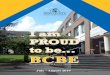 I am PROUD to be BCBE › assets › Documents › College of... · MBA student at BCBE as well. I had a very fulfilling experience at the College. When I first arrived as a timid