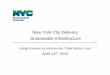 New York City Delivers Sustainable Infrastructure Sustainable Infrastructure..pdf• Launched 2007, Updated 2011 • 25 Agencies • 132 initiatives: • Housing & Neighborhoods •