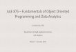 AAE 875 – Fundamentals of Object Oriented Programming and ... · Cornelia Ilin, PhD. Department of Ag & Applied Economics. UW-Madison. Week 4 - Summer 2019. AAE 875 – Fundamentals