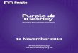 12 November 2019 - Purple Tuesday · brochure Purple Tuesday is an international call to action to celebrate ... Geraldine El Masrour, Centre Manager of Motherwell Shopping Center