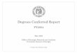 Degrees Conferred Report · 2016-06-09 · Mechanical Engineering 0 0 0 0 292 0 159 0 28 0 292 187 479 . University System of Georgia Total Awards/Degrees Conferred FY2004 ... Federal