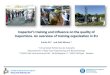 Inspector’s training and influence on the quality of ... · Unidad de Mecanización Agraria Inspector’s training and influence on the quality of inspections. An overview of training