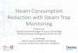 Steam Consumption Reduction with Steam Trap Monitoring · 2018-11-21 · Result: Steam Consumption Reduced •7 month Proof of Concept (PoC) started August 2015 •Steam consumption