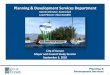 Planning & Development Services Department2018/09/05  · Planning & Development Services Department Interim Director: Scott Clark Lead Planner: Elisa Hamblin City of Tucson Mayor