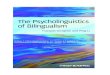 The Psycholinguistics of Bilingualism - Francois Grosjean .  آ  Grosjean, F. (2012). Speech