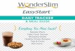 Everything You Need Inside! - WonderSlimWomen’s Daily Meal Plan Sample TYPICAL DAILY TOTALS Calories Protein (45%) Carbs (40%) Fat (15%) Varies based on food choices 1000-1200 110g