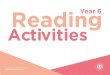 Reading Year 6 · 2020-07-01 · Reading Activities RAWMARSH COMMUNITY SCHOOL Y6 TRANSITION ACTIVITIES Year 6. Welcome to Rawmarsh Community School We have missed seeing you at Rawmarsh