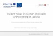 Student Voices on Austrian and Czech Online Material of ... · •categories for “beginners, intermediate and advanced students” are missing . USAGE OF THE TOOL •all participants