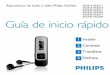 Reproductor de audio y vídeo Philips GoGear …...Puede encontrar un manual de usuario detallado y las Preguntas más frecuentes en el CD que incluye su reproductor. Puede descargar
