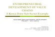 ENTREPRENEURIAL DEVELOPMENT OF VALUE CHAINS A …Project being replicated in Western Kenya with some adaptation to local market difficulties. Business Services Market Development Project,