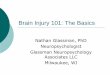 Brain Injury 101: The Basics - biaw.orgbiaw.org/.../uploads/2017/04/Glassman-Brain-Injury-101.pdf · 2017-04-26 · Brain Injury 101: The Basics Nathan Glassman, PhD Neuropsychologist