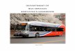 DEPARTMENT OF BUS SERVICES EMPLOYEE’S HANDBOOK · EMPLOYEE’S HANDBOOK 1.0 PURPOSE The purpose of this procedure is to establish a process for revising, updating and enforcement