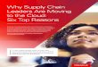 Why supply chain leaders are moving to the cloud › br › a › ocom › docs › ebook-scm-six-top-rea… · corporate strategy and execution can stifle the ability to successfully